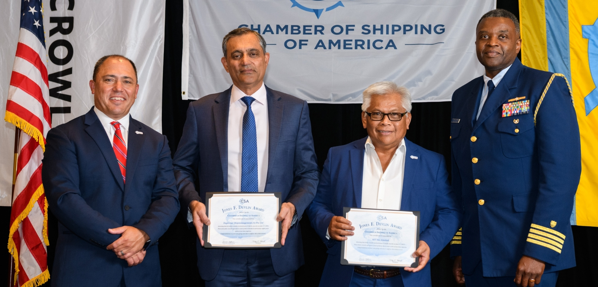 Honouring Excellence: AET Recognised for Commitment to Maritime Safety Standards 