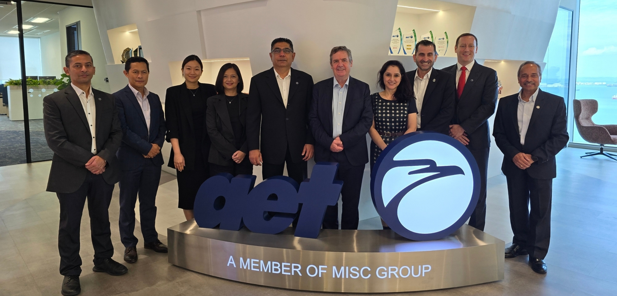 International Chamber of Shipping Leaders Visit AET Headquarters