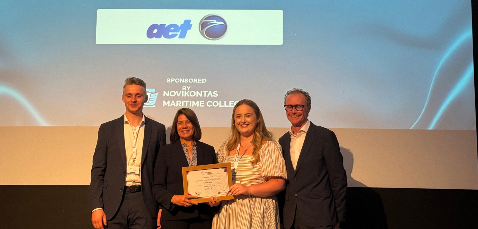 AET Named Runner-Up for Employee Engagement at the Spinnaker Awards!