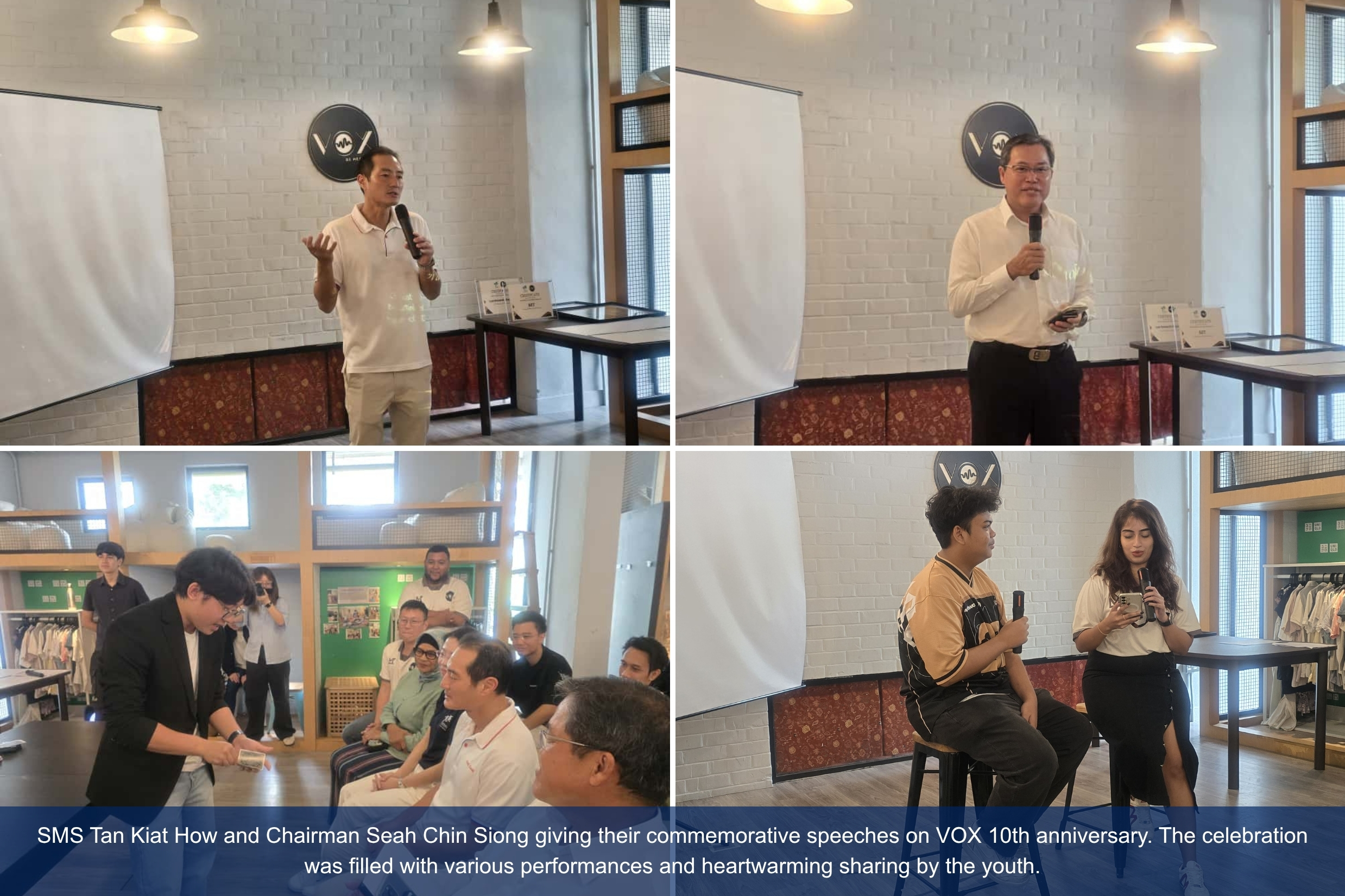 Speeches and performances