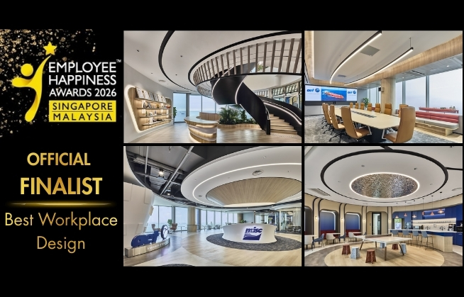 AET & MISC office named Finalist for Best Workplace Design at the Employee Happiness Awards 2026